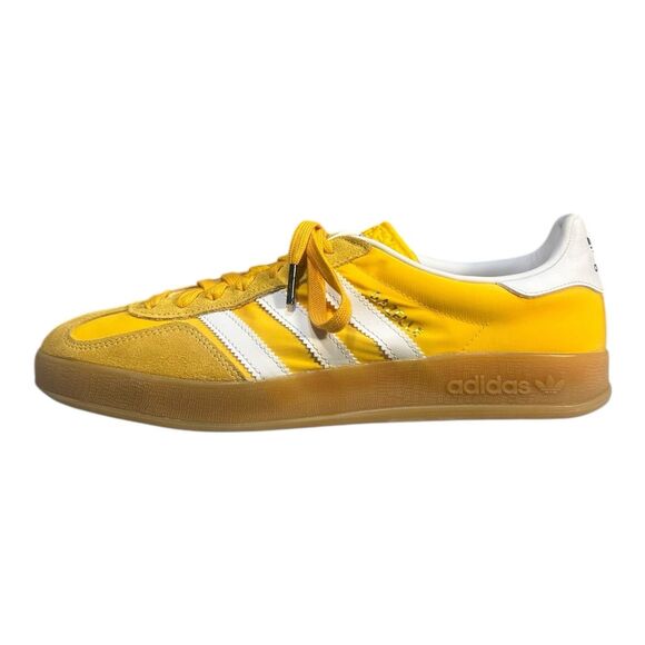 Adidas Gazelle Indoor Bold Yellow White Gum Men’s 9.5 IG9977 Store Display - Picture 3 of 6